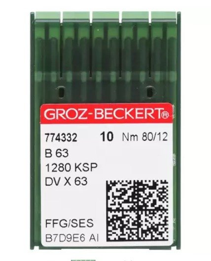 GROZ-BECKERT Agujas B63  80/10 RG