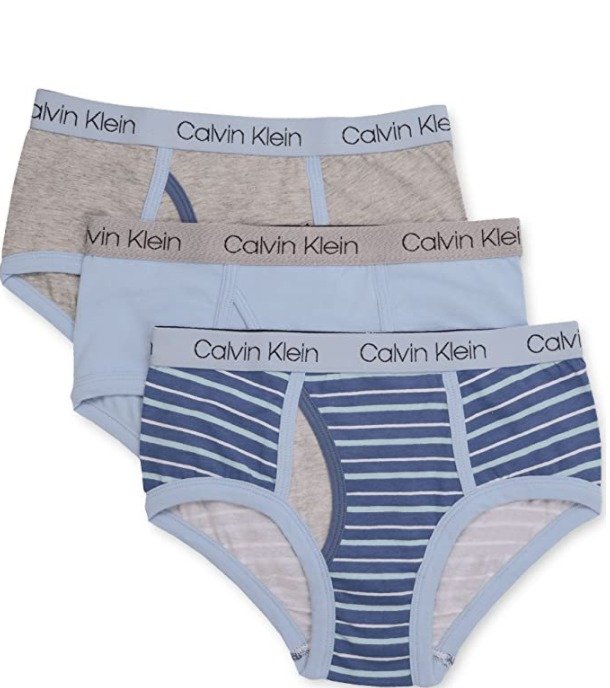 Calvin Klein - Calzoncillos Talla 4-5 de algodón para niños, varios colores, paquete múltiple