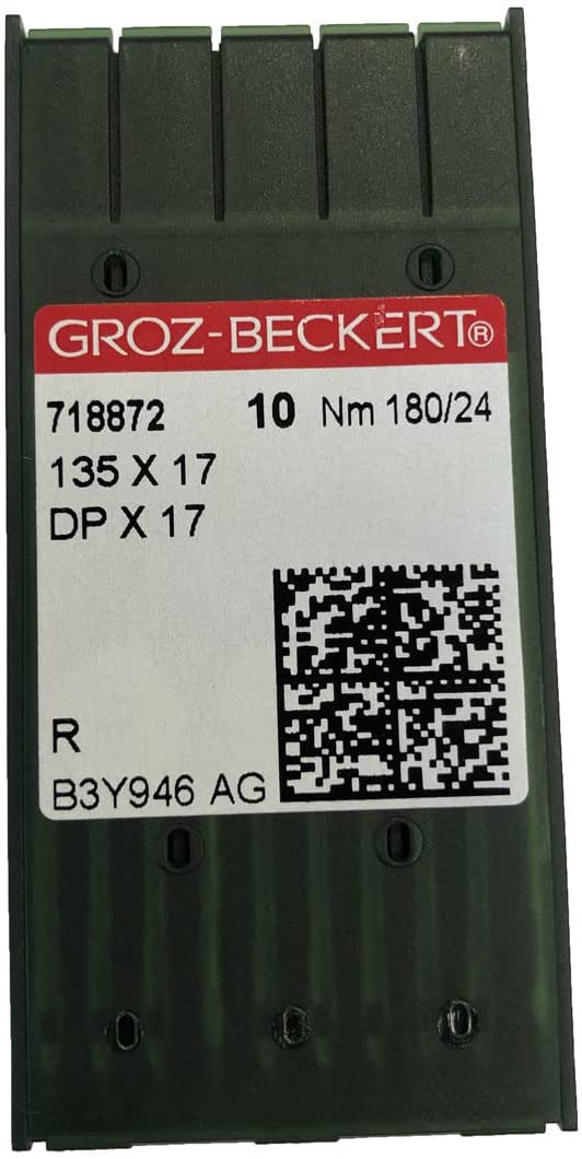 Groz-Beckert - Agujas de costura industriales tamaño 180/24