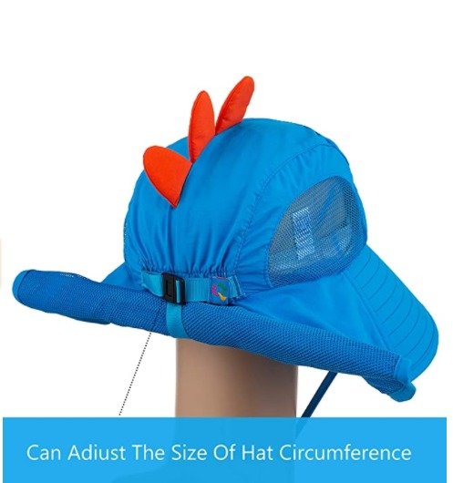 Sombrero para el sol con protección Uv para niños, gorro de pescador para  playa, protección para el cuello, protector solar para verano, 2-8 años